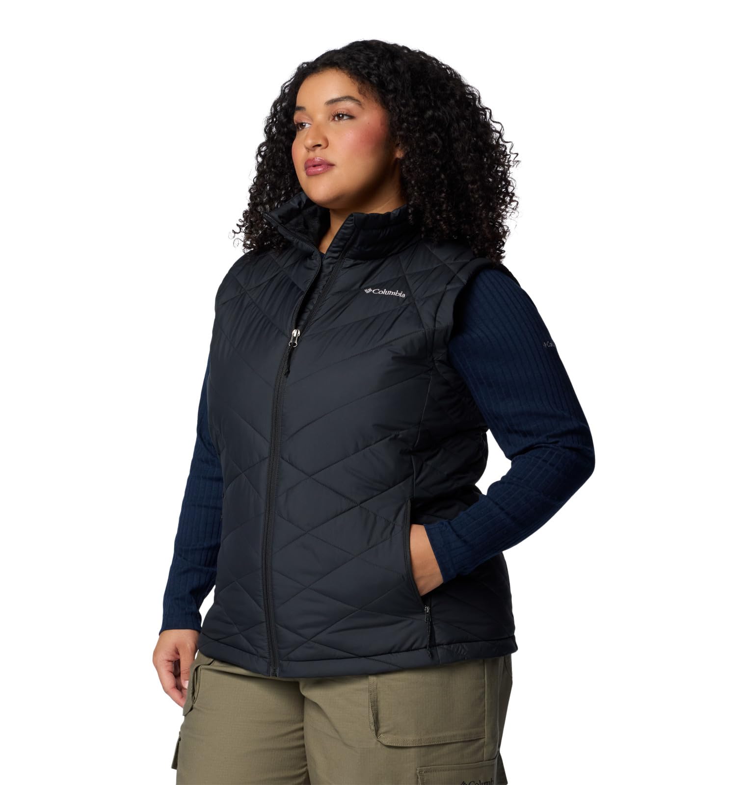 Columbia Women's Heavenly II Vest - Lightweight Packable Down Puffer Jacket for Outdoor Hiking, Camping & Winter Travel