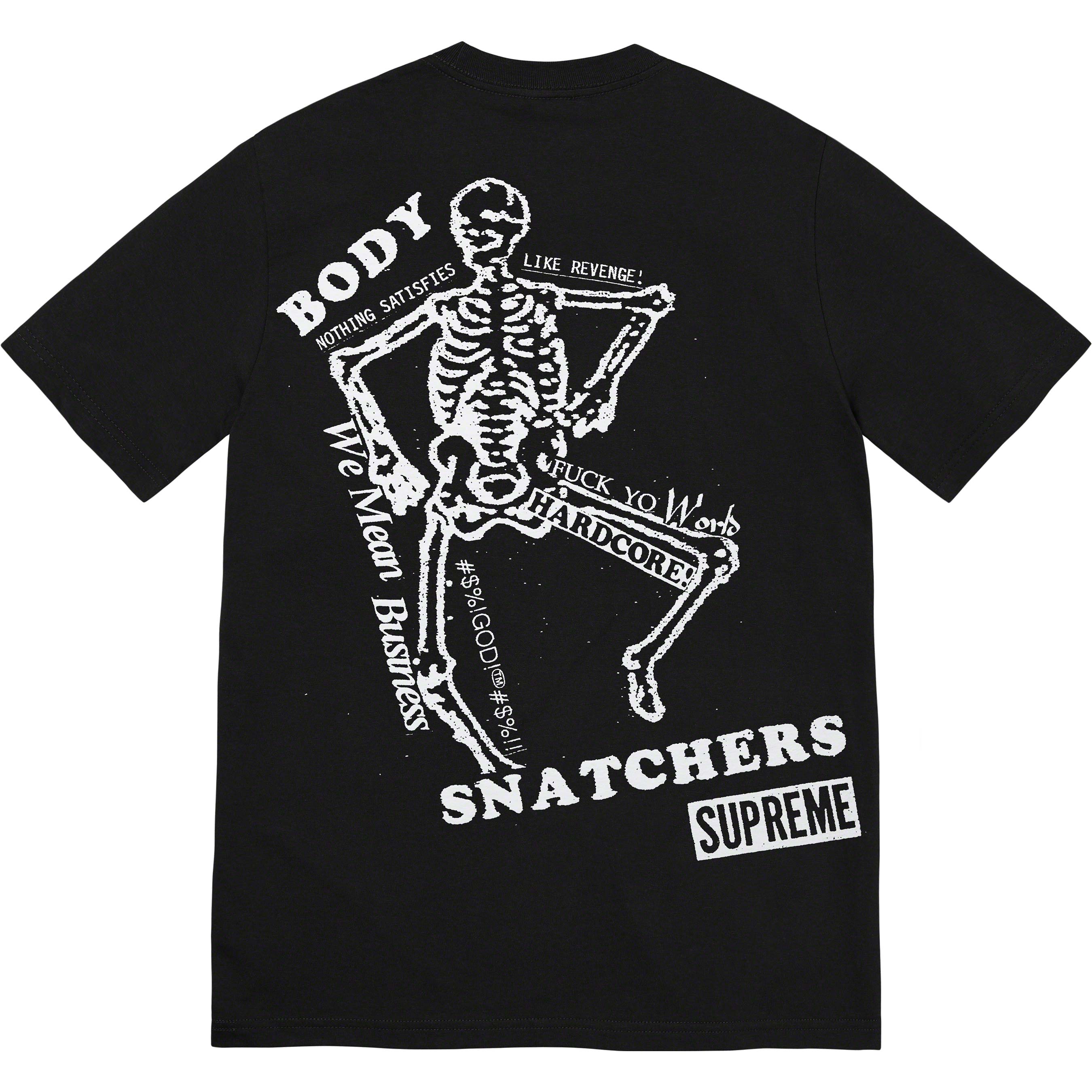 Supreme Body Snatchers T-Shirt - Black Cotton Graphic Tee for Men & Women | Streetwear Fashion, Casual Wear & Urban Style