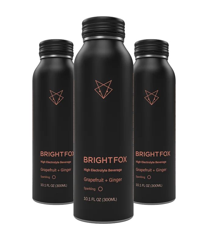 BRIGHTFOX Sparkling Electrolyte Drink - 12 Pack (300ml Each) | Refreshing Hydration for Active Lifestyles, Workouts & Recovery | Sugar-Free Electrolyte Beverage