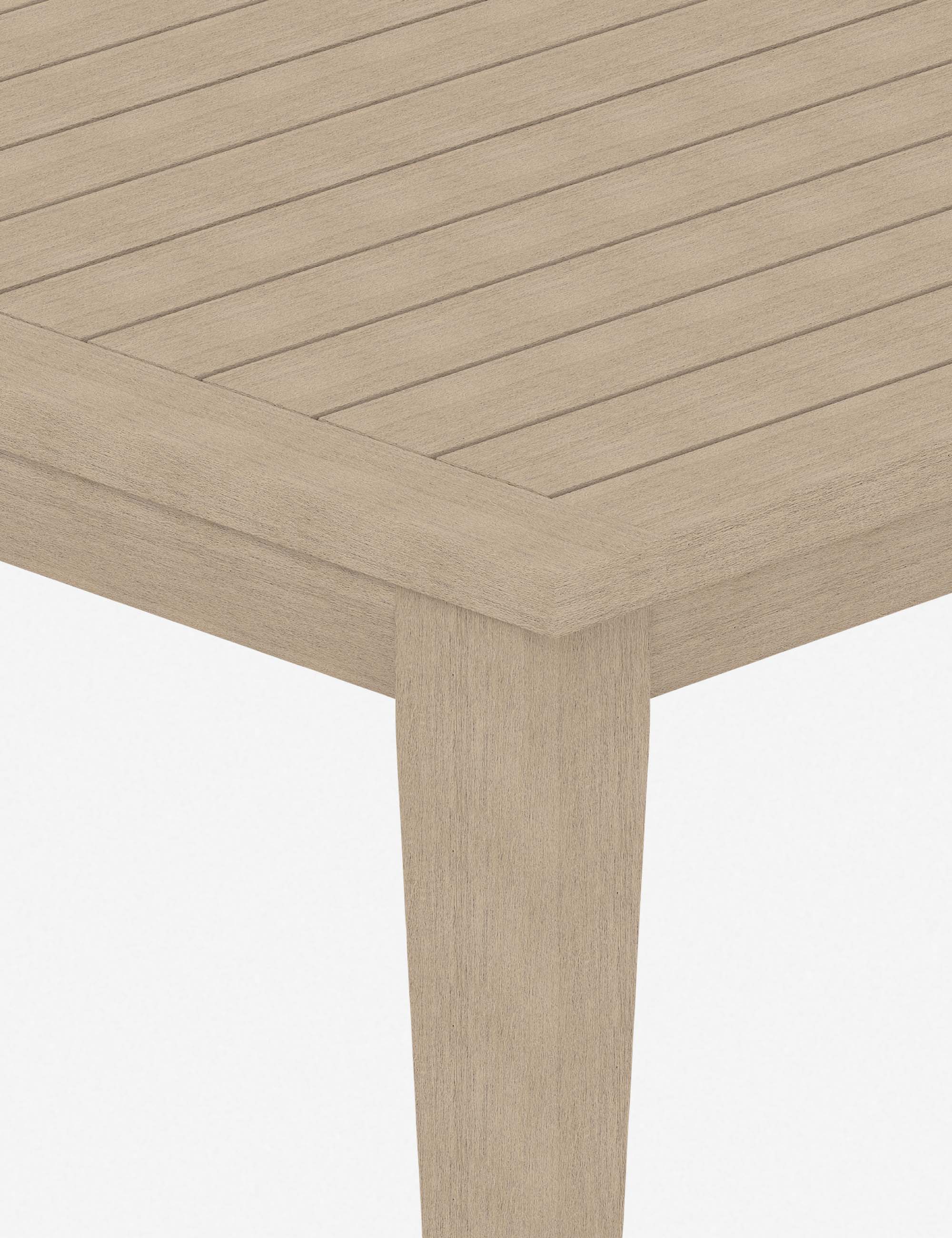 Cadenza Indoor Outdoor Dining Table - Weather-Resistant & Stylish for Patio, Garden, or Dining Room