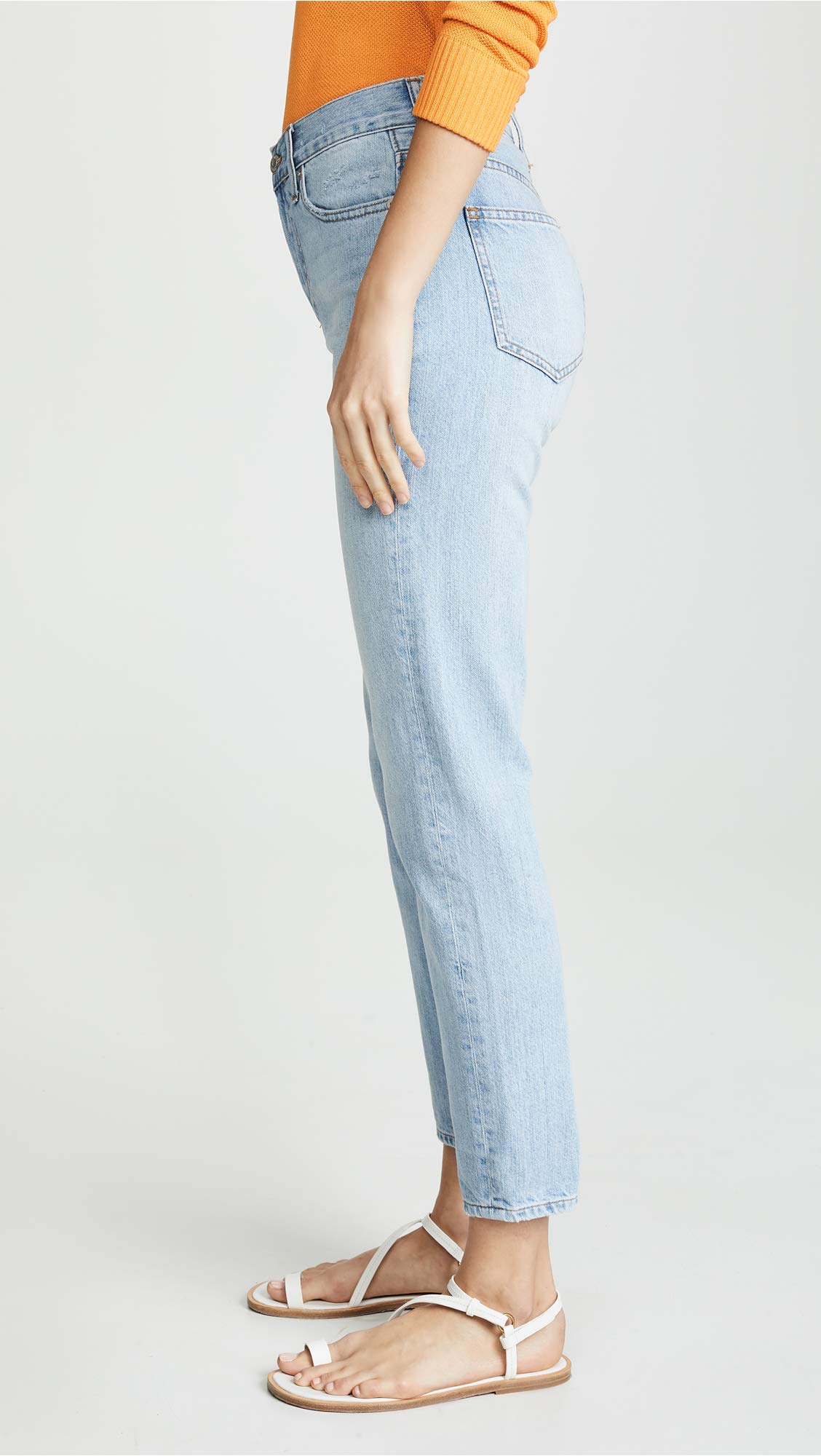 Madewell Women's Perfect Vintage Jeans - High Waist Slim Fit Denim Pants for Casual Wear & Everyday Outfits