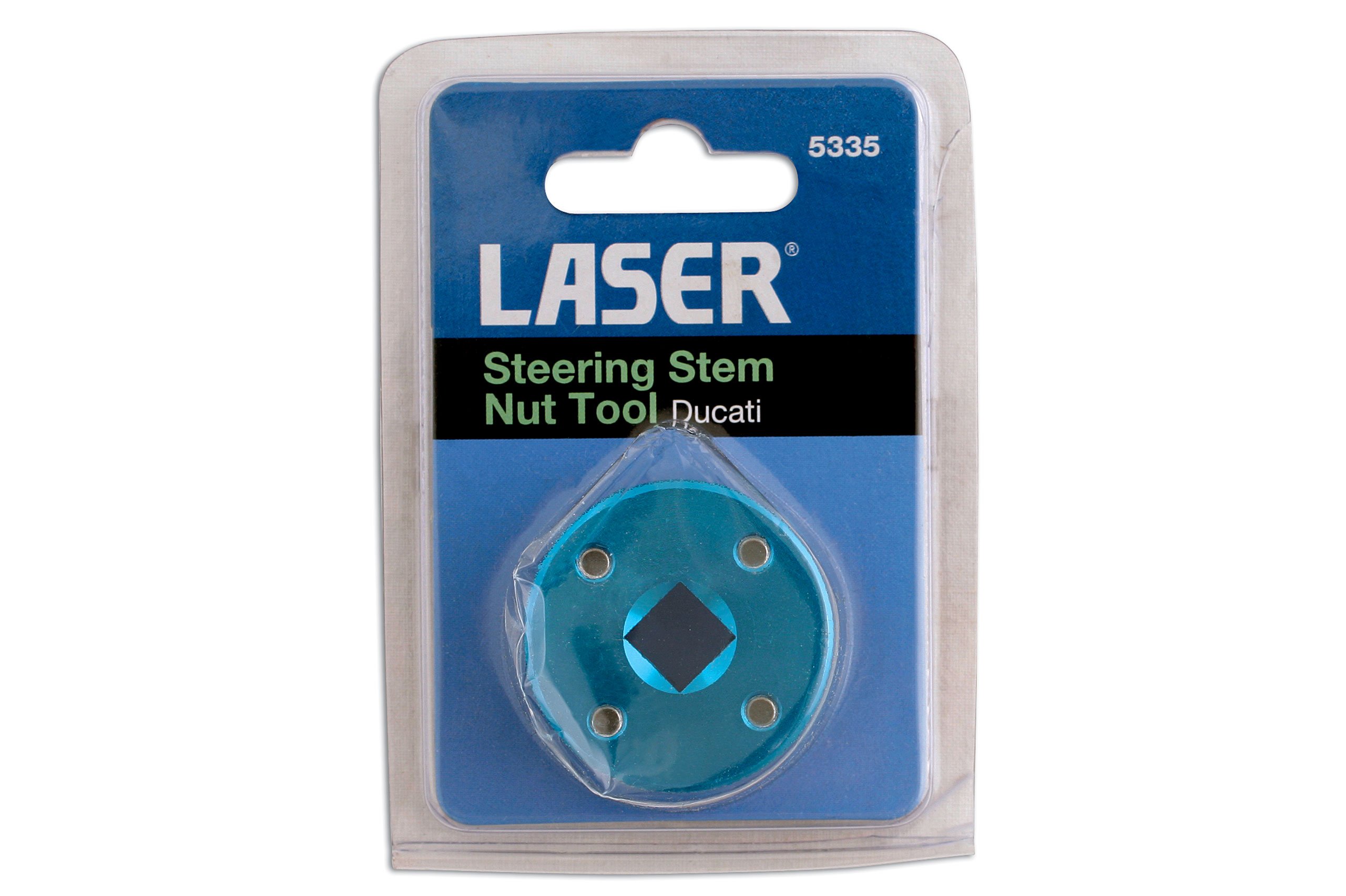 Laser 5335 Steering Stem Nut Tool - Motorcycle & Bike Repair Kit for Easy Maintenance & Adjustments - Perfect for DIY Mechanics & Professional Use