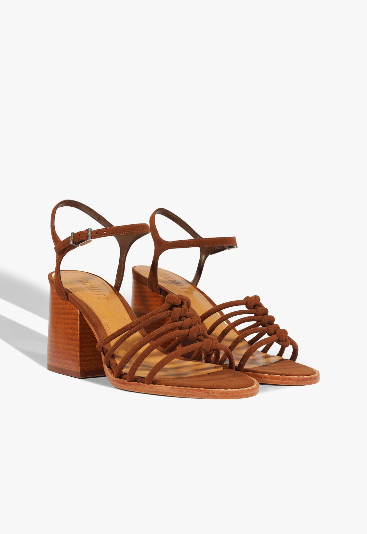 Stylish Sandy Suede Sandals with 2.5 Inch Heel - Women's Comfortable High Heel Shoes for Casual Wear & Summer Outfits