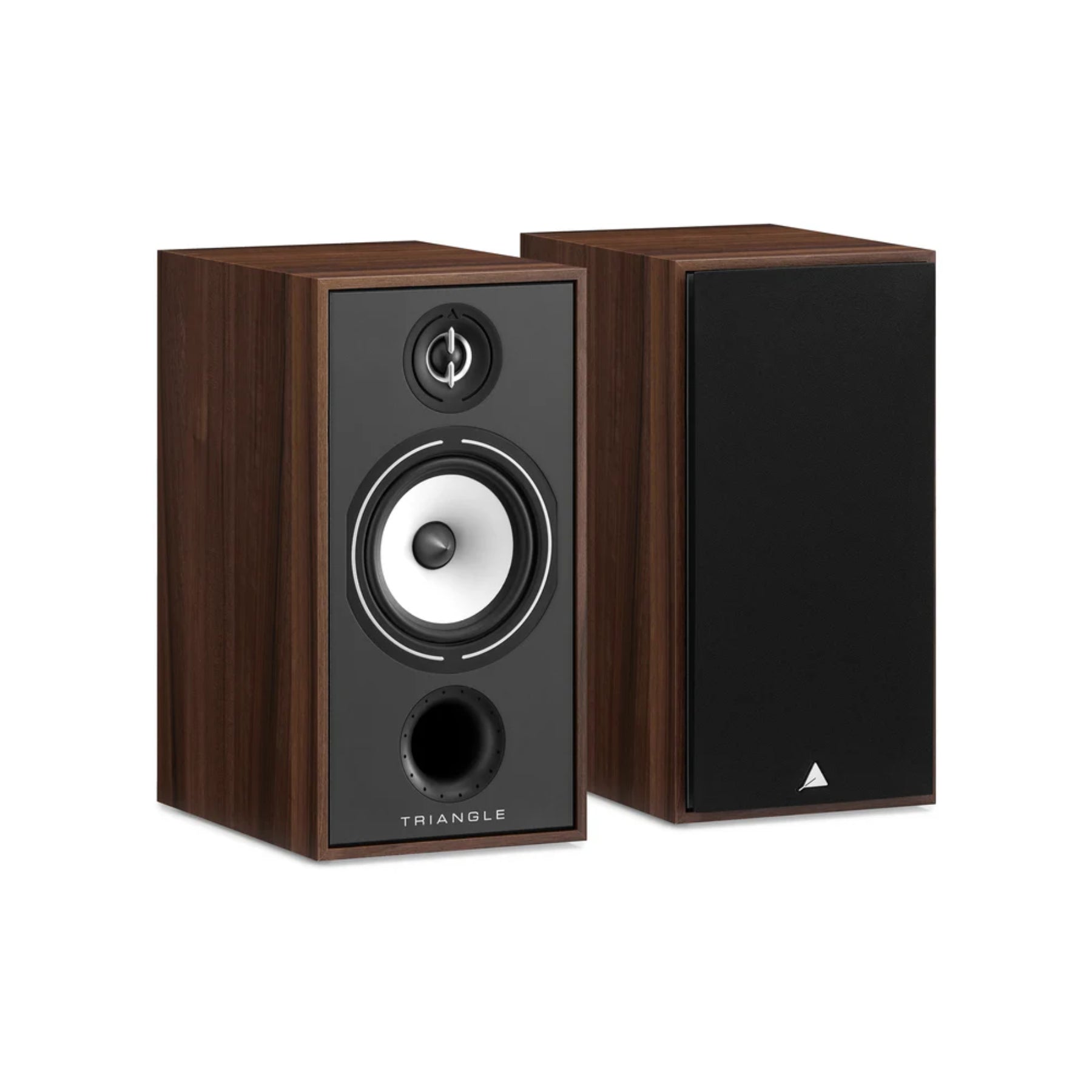 Triangle Borea BR04 Bookshelf Speakers (Pair) - High-Fidelity Stereo Sound for Home Audio, Music & Movie Theater Systems | Compact Bookshelf Design for Living Room, Bedroom & Office Setup