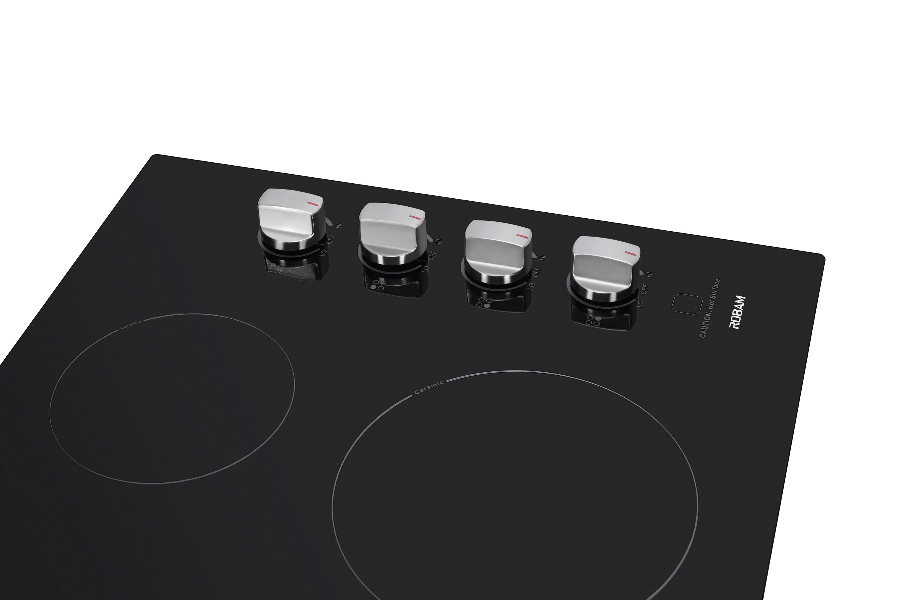 ROBAM 30-Inch Electric Ceramic Glass Cooktop with 4 Burners - Fast Heating, Easy Cleaning for Modern Kitchens | Perfect for Home Cooking, Baking & Entertaining