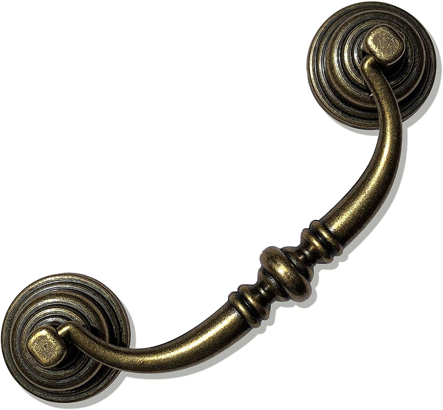 Antique Bronze Cabinet Pulls 4Pcs - 3.5