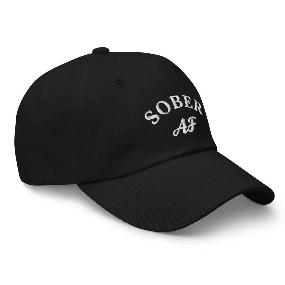 Sober AF Dad Hat - Bold & Inspirational Sobriety Gift for Men & Women - Perfect for AA Meetings, Recovery Celebrations & Sober Life