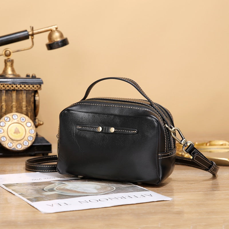 Compact Zip Crossbody Bag for Women - Lightweight & Waterproof Small Shoulder Purse - Perfect for Travel, Shopping, and Everyday Use