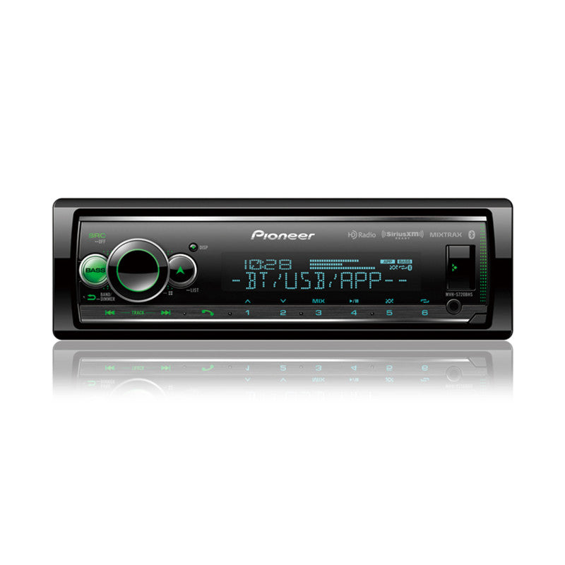 Pioneer MVH-S720BHS Bluetooth Car Stereo - DIN Size Mechless Receiver with HD Radio & SiriusXM Ready | Perfect for Cars, Trucks & Aftermarket Upgrades