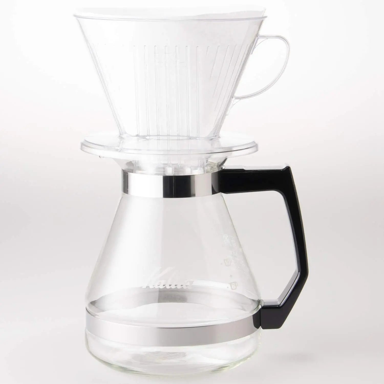 Kalita Heat Resistant Glass Coffee Server 1200ml - Durable Carafe for Pour Over Coffee, Iced Coffee & Tea Brewing - Perfect for Home, Office & Cafe Use