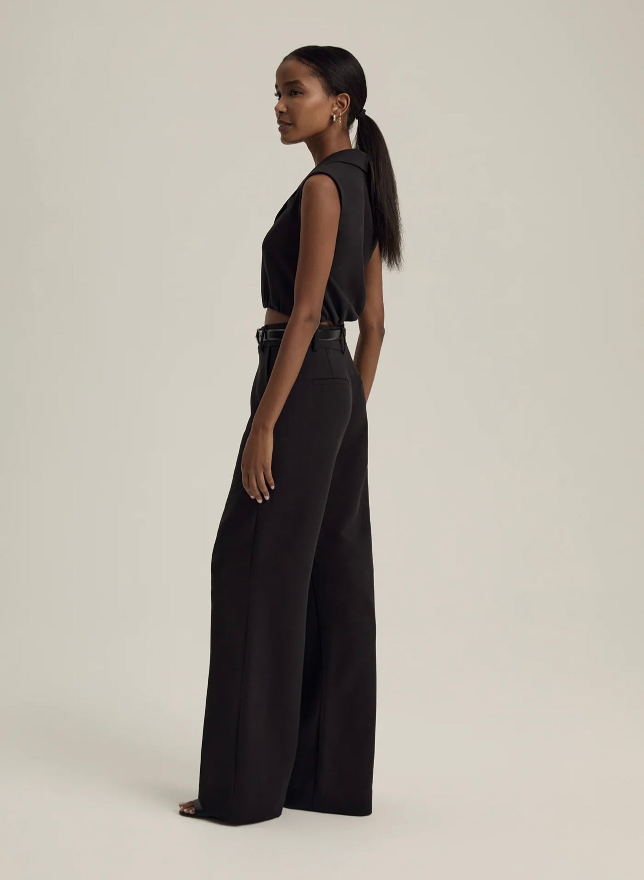 The Audrey Vest - Stylish Black Women's Fashion Vest for Layering & Outfit Enhancement | Perfect for Office, Casual & Evening Wear