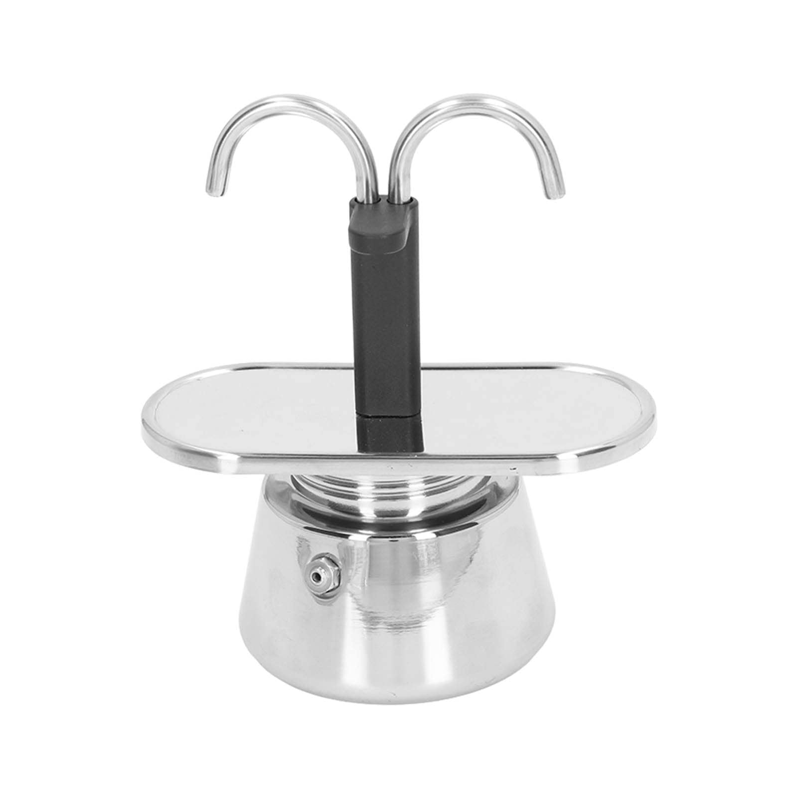 Premium Stainless Steel Moka Pot - 3 Cup Italian Stovetop Espresso Maker for Strong Coffee - Perfect for Home, Office & Camping Use
