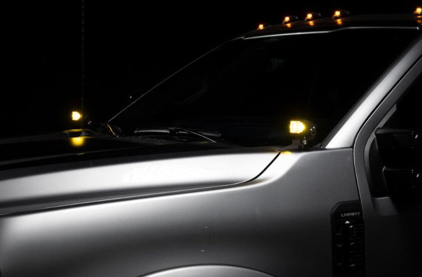 2Banger LED Ditch Light System for 2023+ Ford Super Duty - High-Performance Off-Road Lighting for Trucks - Perfect for Night Driving, Off-Roading & Work Sites