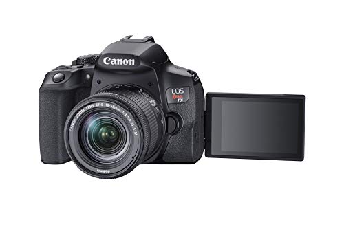 Canon EOS Rebel T8i DSLR Camera with 18-55mm Lens Kit - Professional Photography for Beginners, Vlogging & Travel - Includes HD Video & Wi-Fi Connectivity