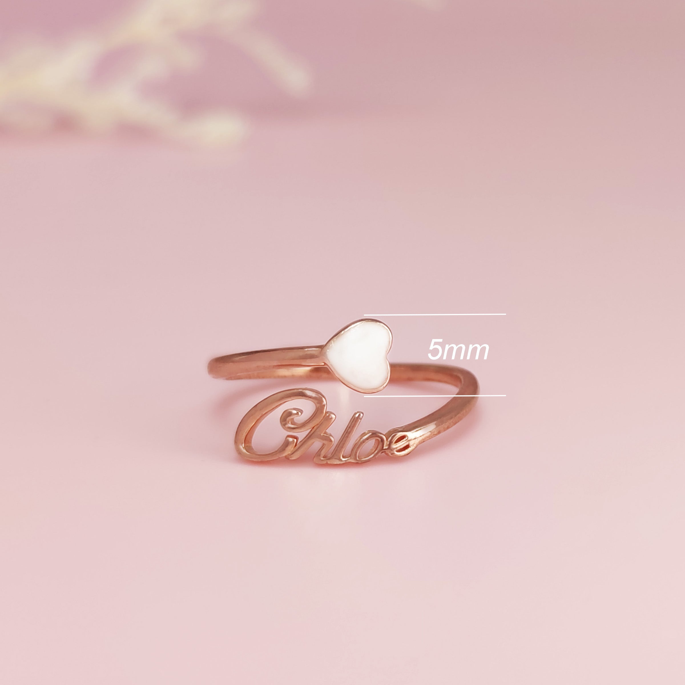 Evermine Personalized Breastmilk Ring - Custom Name Ring for Moms, Unique Baby Gift - Perfect for Mother's Day, Baby Showers & Breastfeeding Mementos