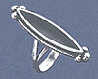 Solid Sterling Silver Inlay Blank Ring Setting - Rough Cast DIY Jewelry Making for Silversmiths (Size 5-6, 563-129) - Perfect for Carving, Engraving & Custom Jewelry Design