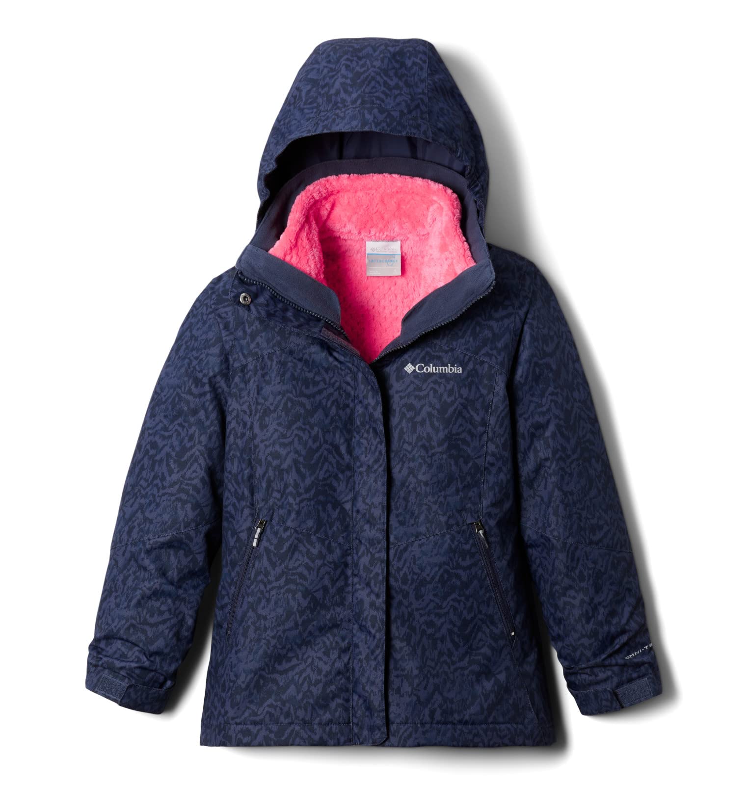 Columbia Girls' Bugaboo II Fleece Interchange Jacket - Warm & Versatile Winter Coat for Outdoor Activities & School