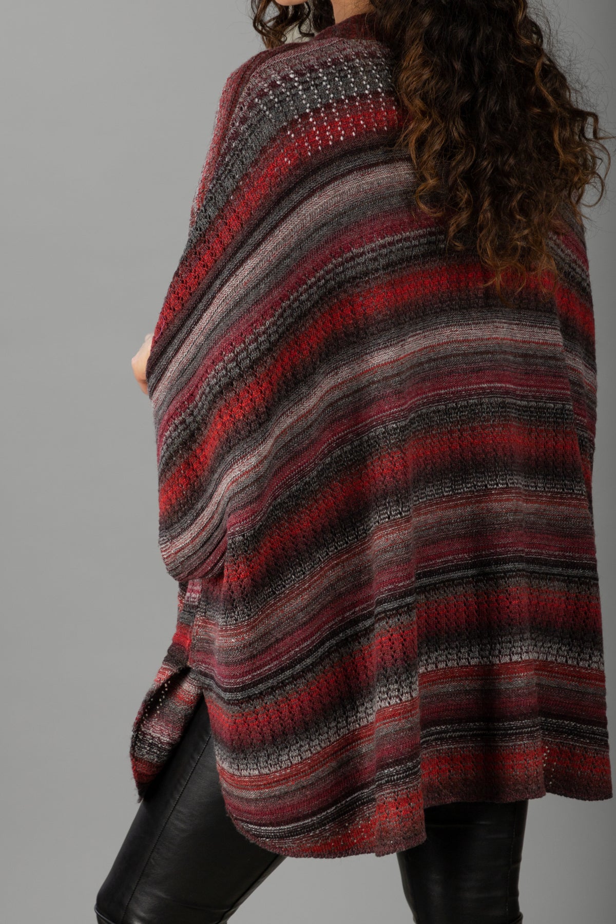 Black Cherry Comfy Cardigan for Women - Soft & Cozy Knit Sweater - Perfect for Fall & Winter Layering - Office, Casual & Home Wear