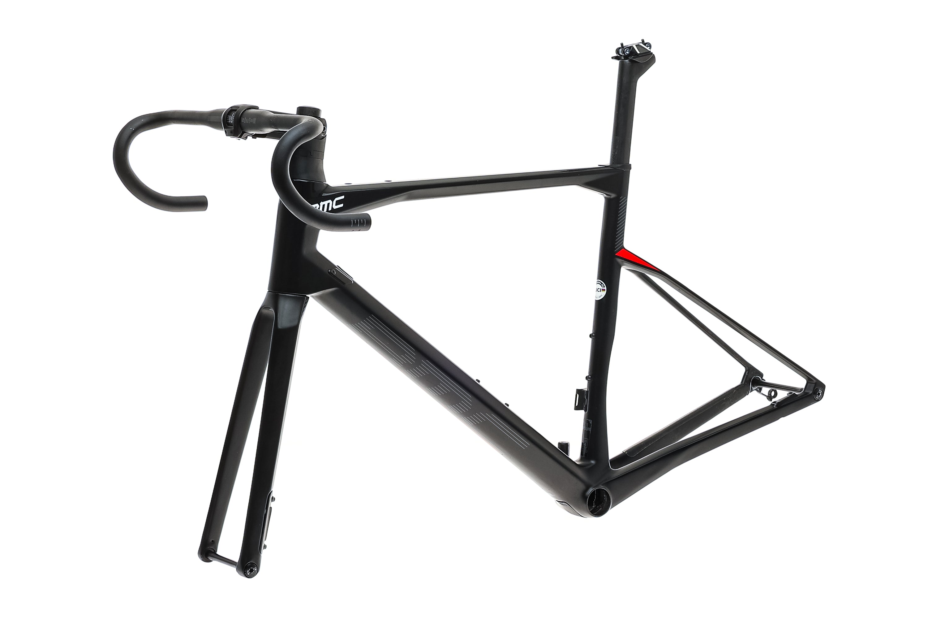 BMC Roadmachine 01 54cm Carbon Road Bike Frameset - Lightweight & Aero Design for Competitive Cycling & Endurance Rides | Perfect for Road Racing, Triathlons & Long-Distance Training