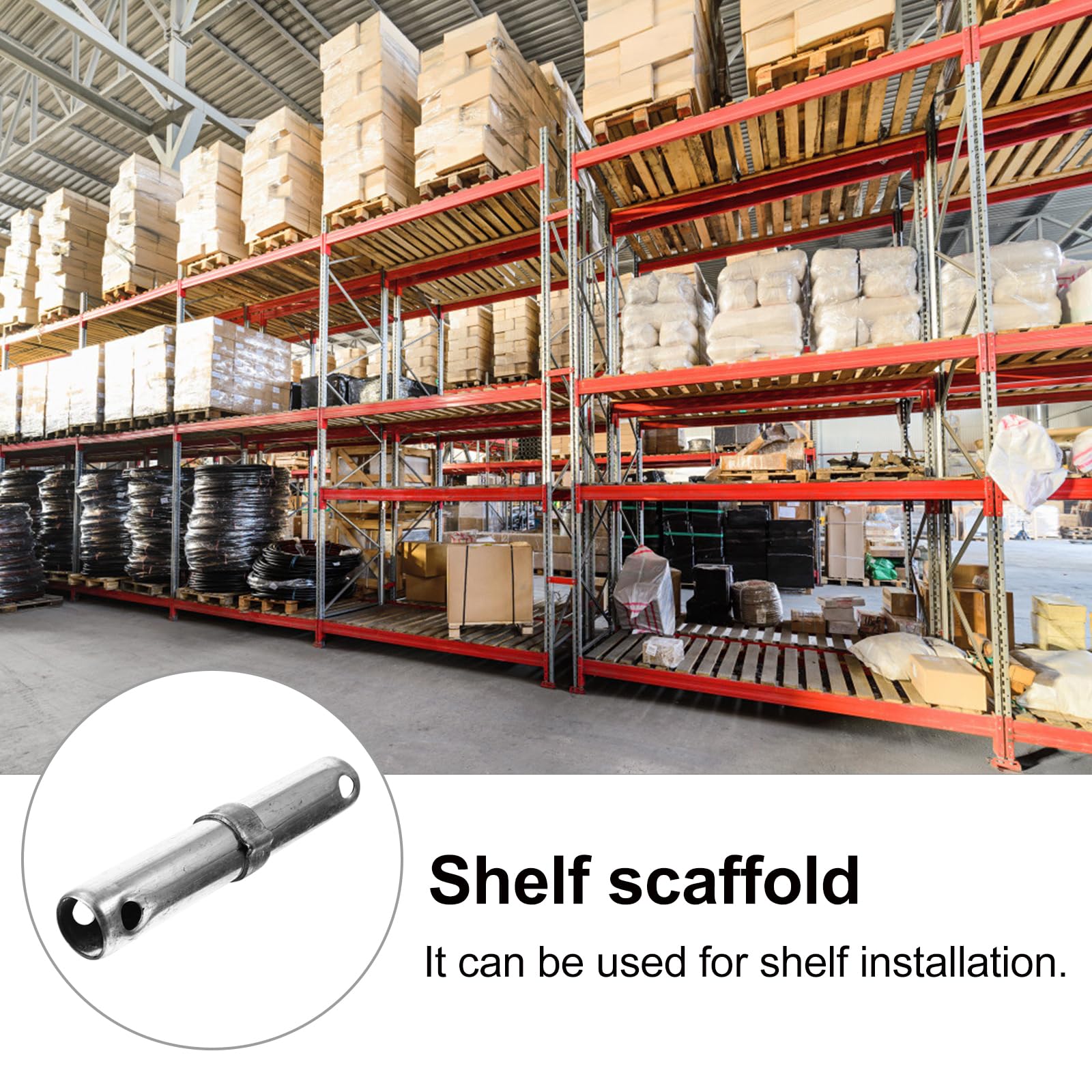 8PCS Professional Scaffolding Hinge Pins - Heavy Duty Coupling Pins for Secure Scaffolding Connections - Ideal for Construction, Renovation and DIY Projects