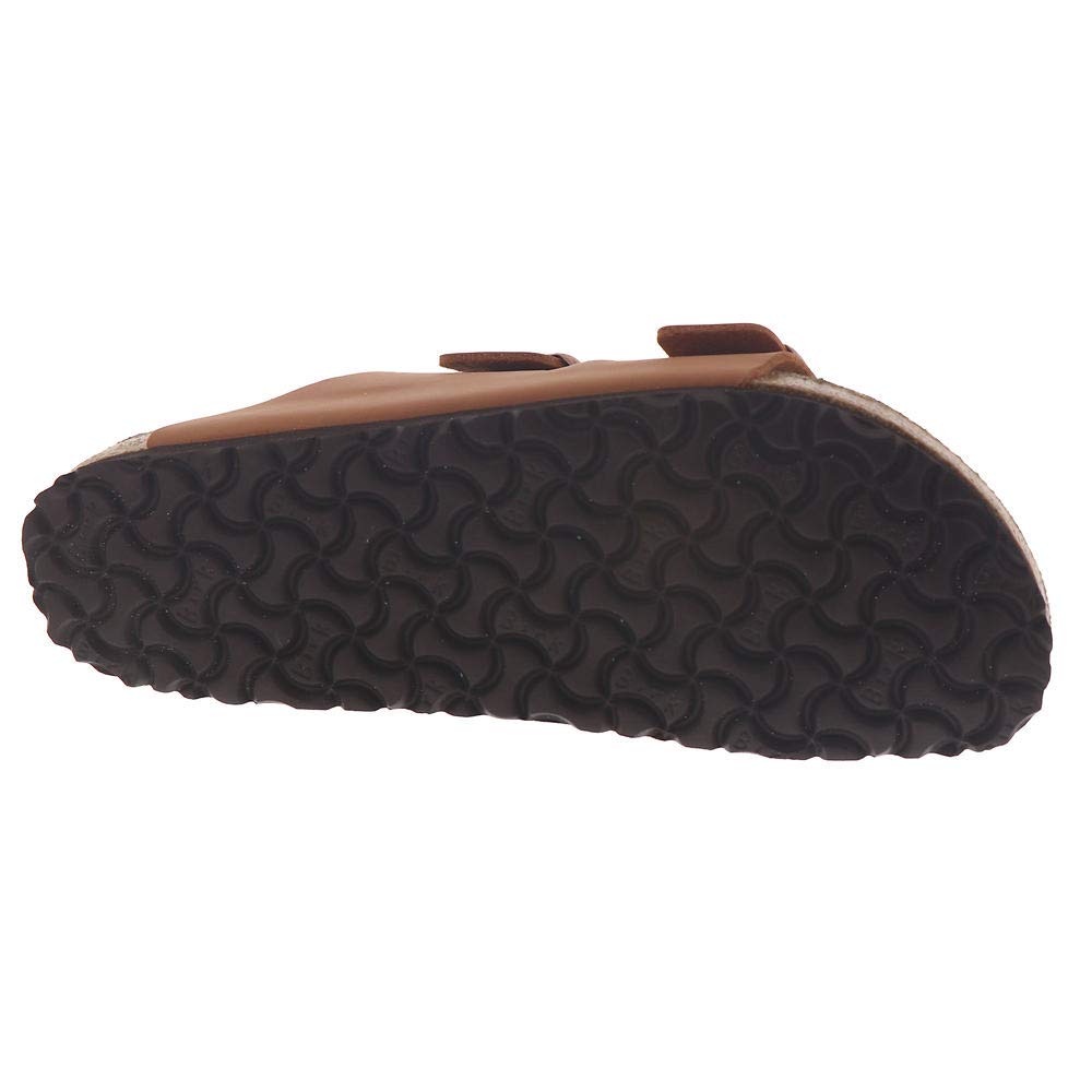 Birkenstock Arizona Birko-Flor Soft Footbed Sandals - Unisex Adult Mules in Brown (UK Men 8 / UK Women 9) - Comfortable Slip-On Shoes for Casual Wear, Beach & Summer Outfits