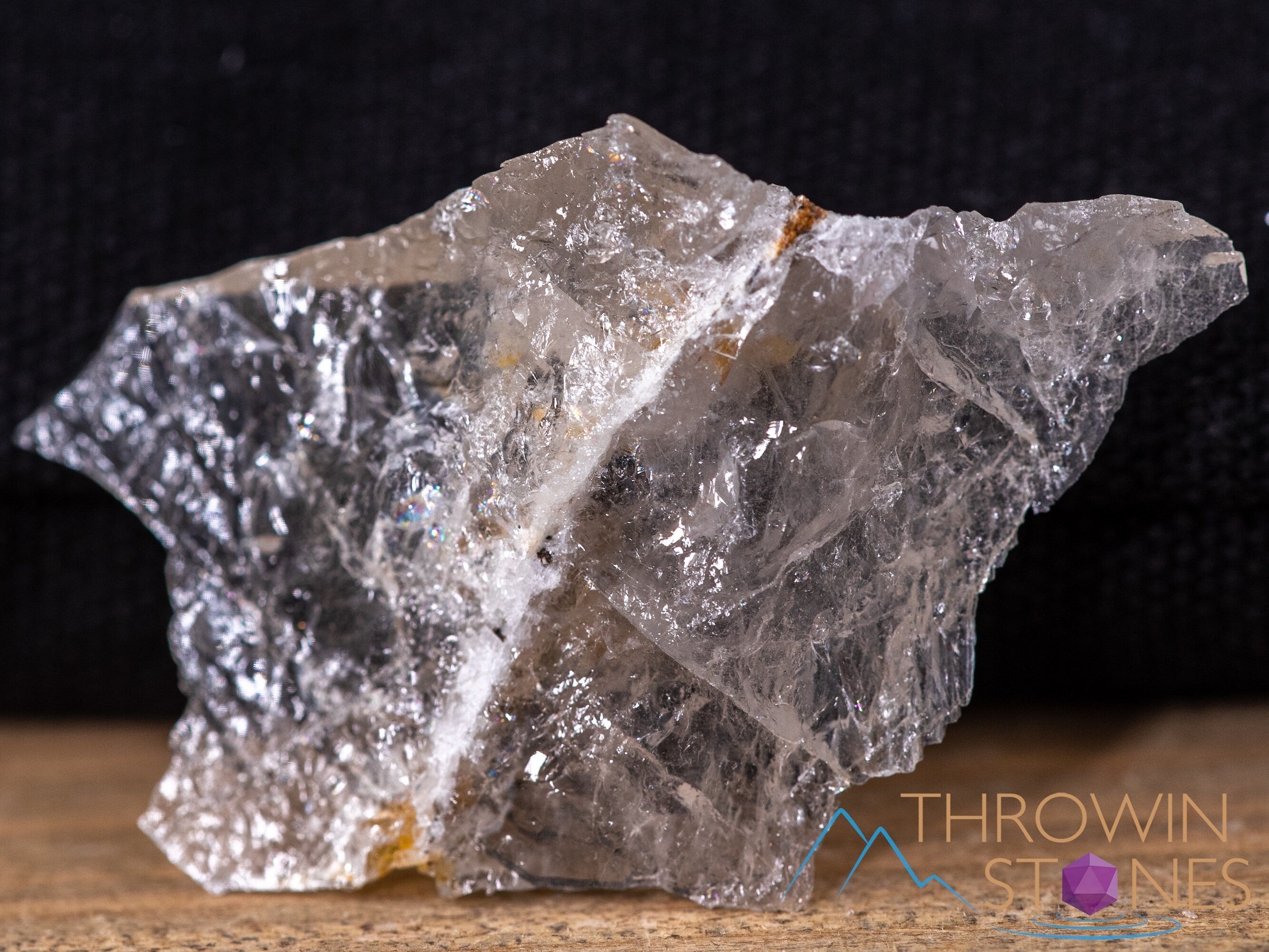 Natural Cassiterite on Quartz Raw Crystal Cluster - Healing Stone Collection, Mineral Specimen for Home Decor, Housewarming Gift, Meditation & Energy Work