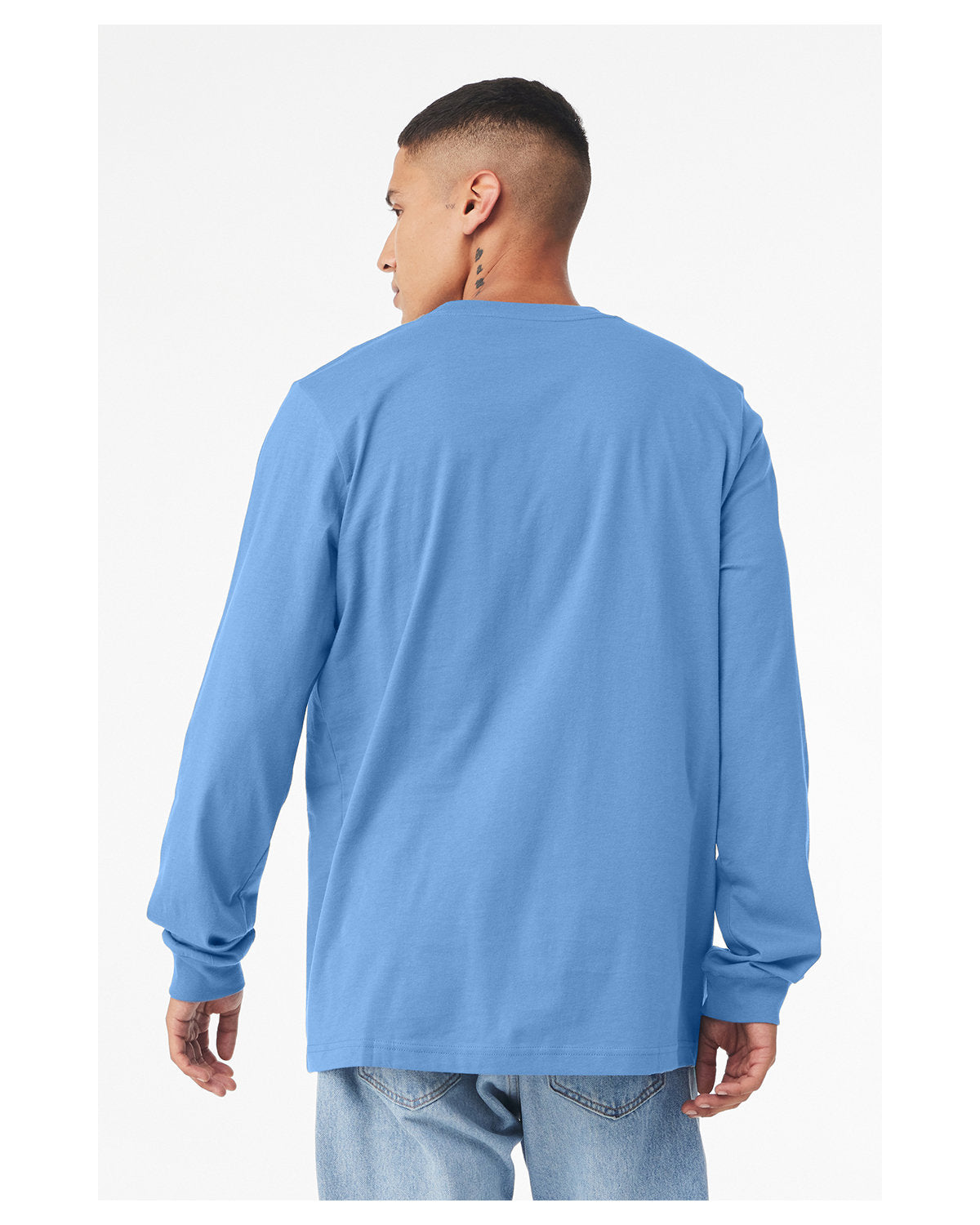 Bella + Canvas 3501CVC Unisex CVC Jersey Long Sleeve T-Shirt - Soft Comfort Fit Crewneck Tee for Men & Women - Perfect for Casual Wear, Layering, and Everyday Outfits