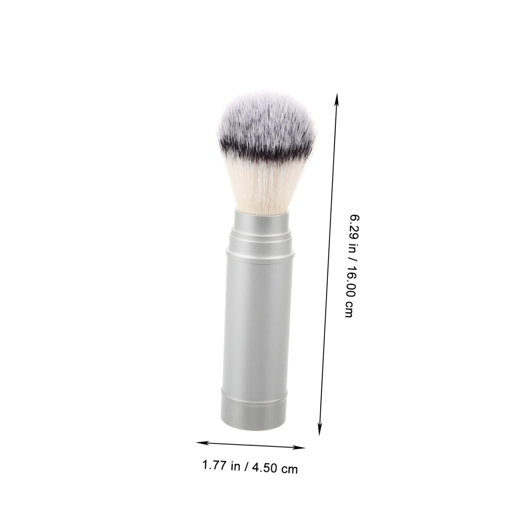 Premium Men's Shaving Brush - Travel Beard Brush with Soft Synthetic Bristles for Smooth Shaving | Ideal for Home & Travel Use, Grooming Kit Essential, Perfect Gift for Men