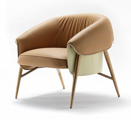 Fasem Montgomery W Lounge Chair - Modern Comfortable Accent Chair for Living Room, Bedroom, or Office - Perfect for Relaxing and Reading