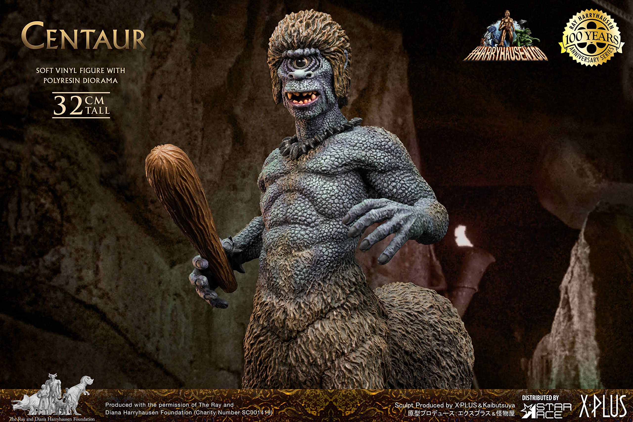 RAY HARRYHAUSEN'S Centaur Soft Vinyl Statue - Fantasy Creature Collectible Figure for Home Decor, Movie Memorabilia & Mythology Enthusiasts | Perfect for Display in Living Room, Office or Gaming Room