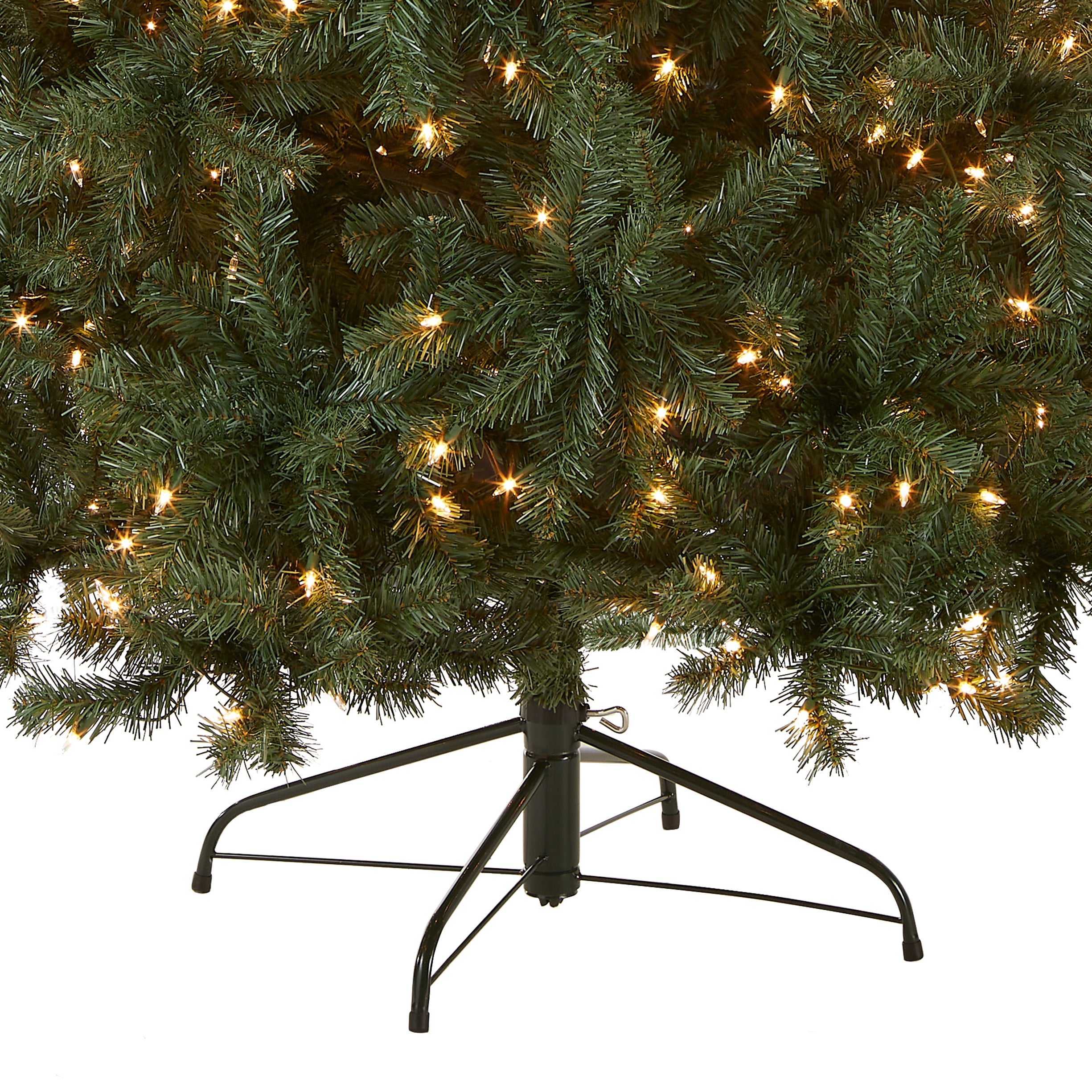 6.5 ft Pre-Lit Artificial Christmas Tree - North Valley Spruce Blue with Clear LED Lights for Holiday Home Decor | Perfect for Living Room, Office & Festive Parties