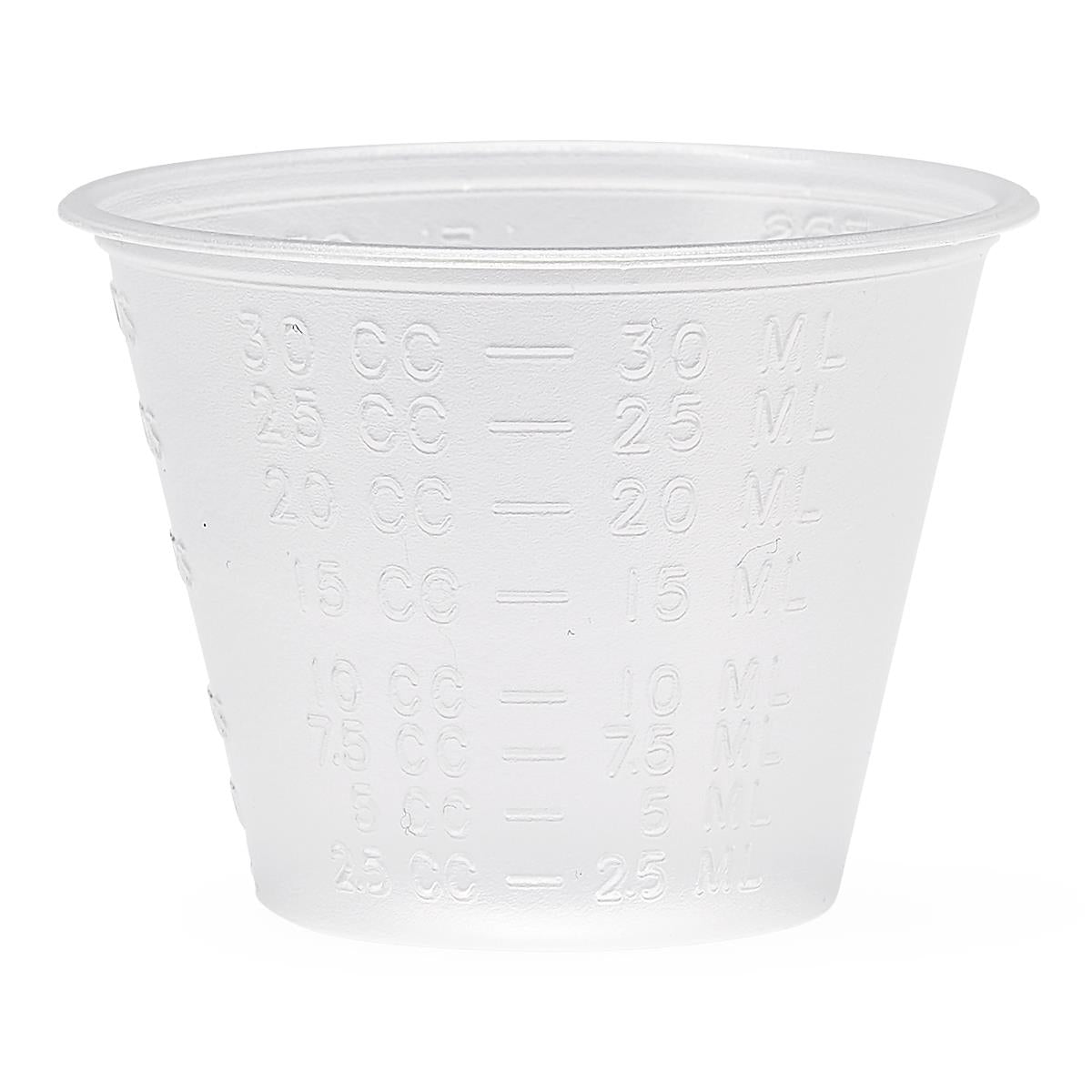 1oz Disposable Medicine Cups - Small Plastic Measuring Cups for Liquid Medication, Vitamins & Supplements - Perfect for Home, Hospital & Travel Use