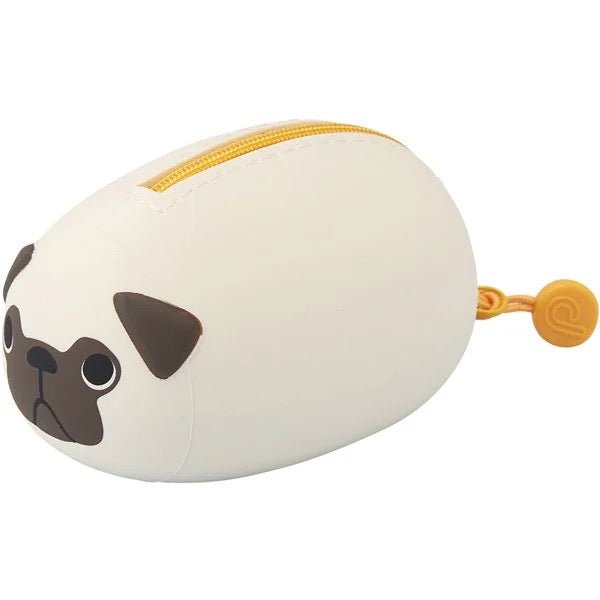 PuniLabo Nekorobi Pouch Case - Cute Cat Design Zipper Pouch for Stationery & Small Accessories - Perfect for School, Office & Travel Organization - by LIHIT LAB