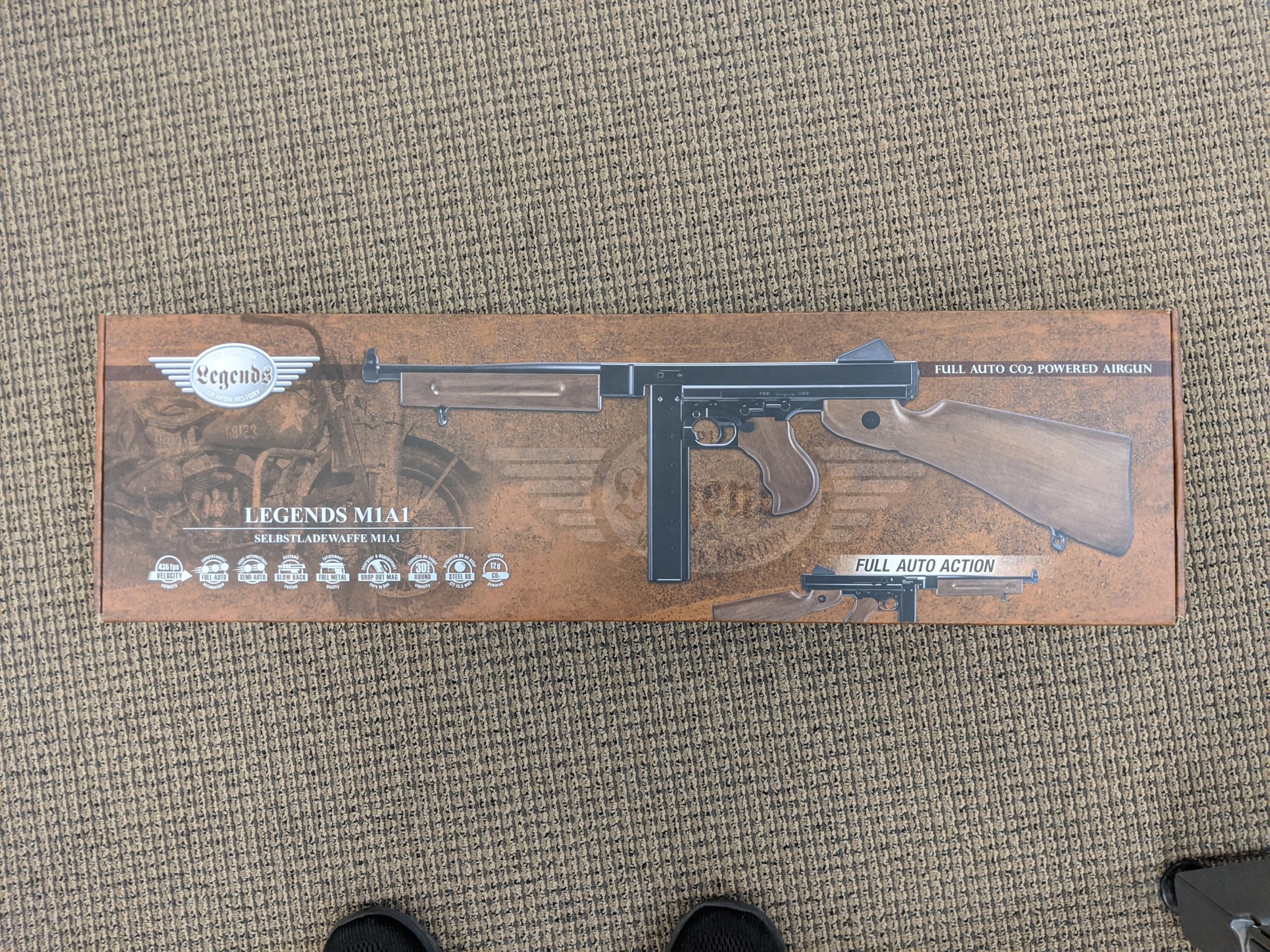 Umarex Legends M1A1 Blowback Air Rifle - .177 Caliber BB Gun with Realistic Automatic Action | Perfect for Target Shooting, Training & Outdoor Recreation