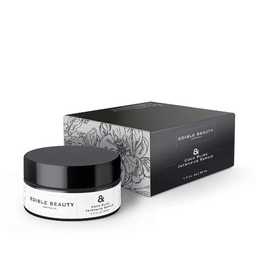 Edible Beauty Australia & Coco Bliss Intensive Repair Hair Mask - Deep Conditioning Treatment for Damaged Hair - Perfect for Post-Color, Heat Styling & Dry Hair Care