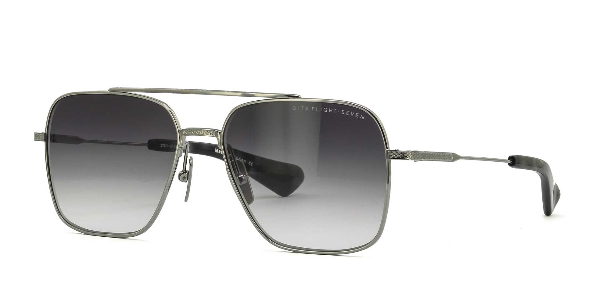 Dita Flight Seven DTS111 Sunglasses - Premium Polarized Aviator Shades for Men & Women - UV Protection & Anti-Glare - Perfect for Driving, Travel & Outdoor Activities