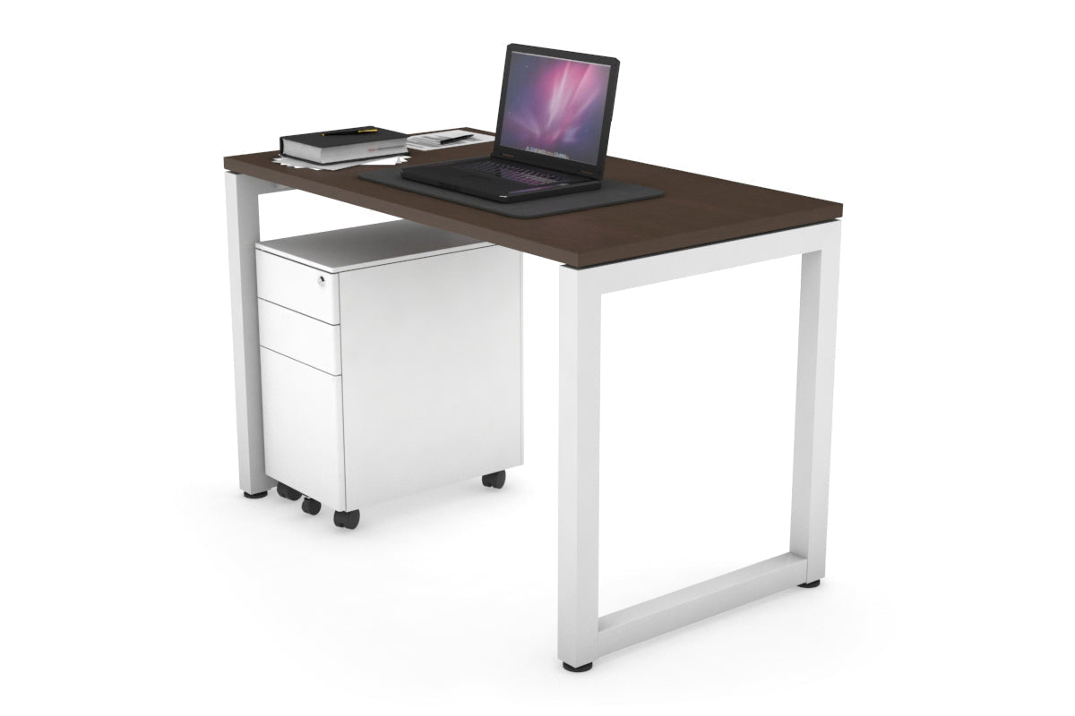 Quadro Loop Legs Office Desk - 1000L x 600W Modern Workstation for Home & Office - Perfect for Remote Work, Study & Small Spaces