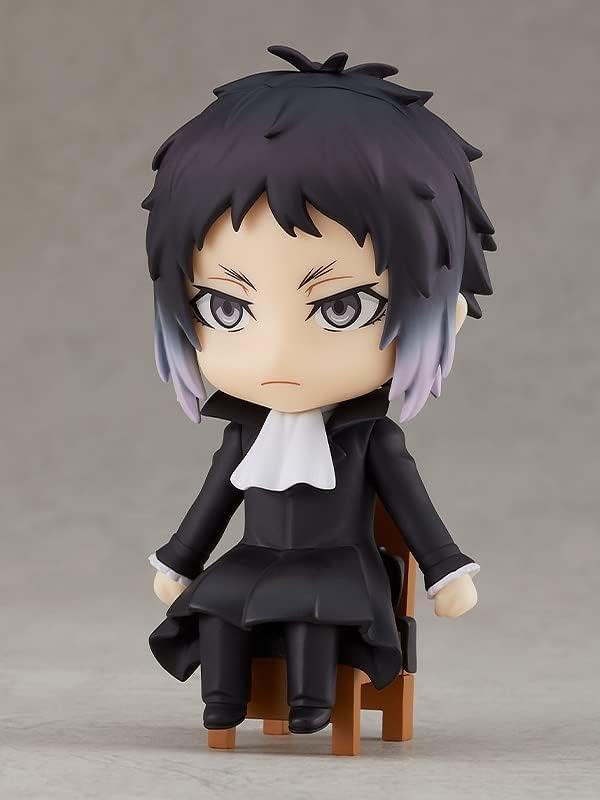 Bungo Stray Dogs Ryunosuke Akutagawa Nendoroid Figure - Anime Collectible Action Figure with Swacchao Feature | Perfect for Anime Fans, Display & Gift Giving
