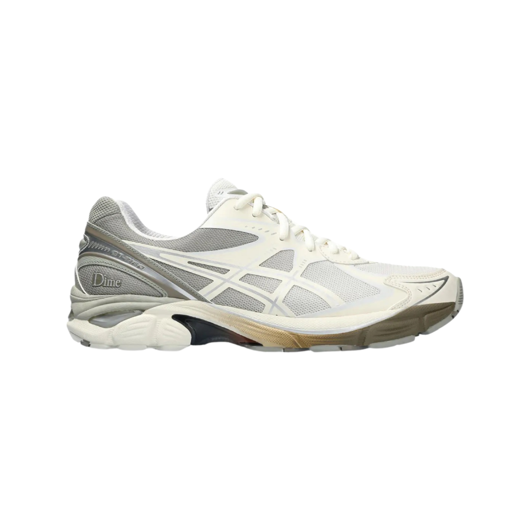 ASICS x Dime GT-2160 Running Shoes - Arctic Wolf/London Fog Colorway - Men's Retro Sneakers for Jogging, Gym Workouts & Streetwear Fashion