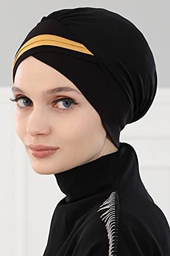 Stylish Cotton Turban Head Wrap for Women - Soft & Breathable Hair Scarf - Perfect for Yoga, Beach, or Everyday Fashion Accessory