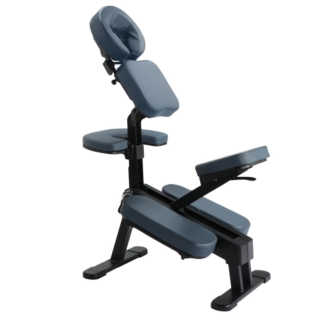 Master Massage Gymlane Portable Massage Chair - Royal Blue - Foldable & Adjustable for Home, Office & Travel Relaxation