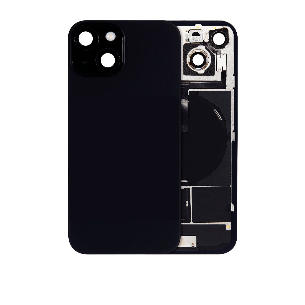 iPhone 15 Plus Magnetic Back Cover with Tempered Glass & Steel Plate - Wireless Charging, NFC & MagSafe Compatible (No Logo, Multiple Colors) | Perfect for Daily Protection, Wireless Charging & Secure Grip