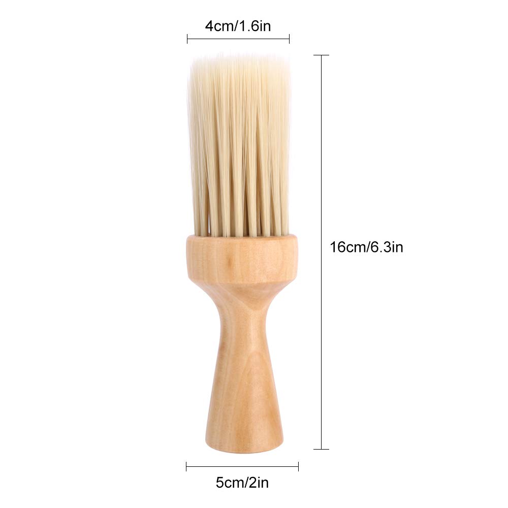 Professional Barber Neck Duster Brush - Soft Hair & Neck Cleaning Brush for Salon & Home Use - Perfect for Haircut Aftercare & Grooming