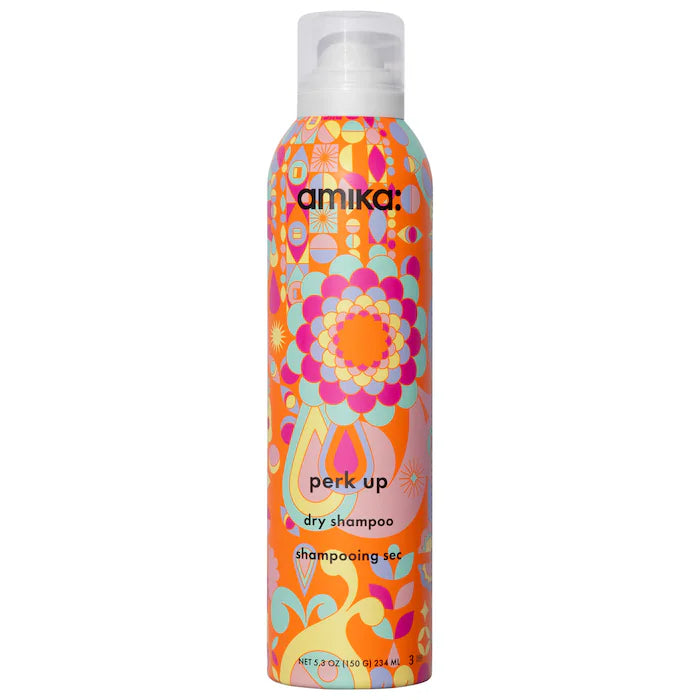 Amika Perk Up Talc-Free Dry Shampoo for Oily Hair - Quick Refresh & Volume Boost for Workouts, Travel & Busy Mornings