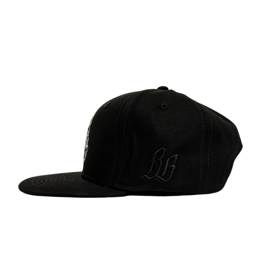 BBC Helmet Crack Snapback Hat - Black Adjustable Dad Cap for Men & Women - Perfect for Streetwear, Hip Hop Fashion & Casual Outfits