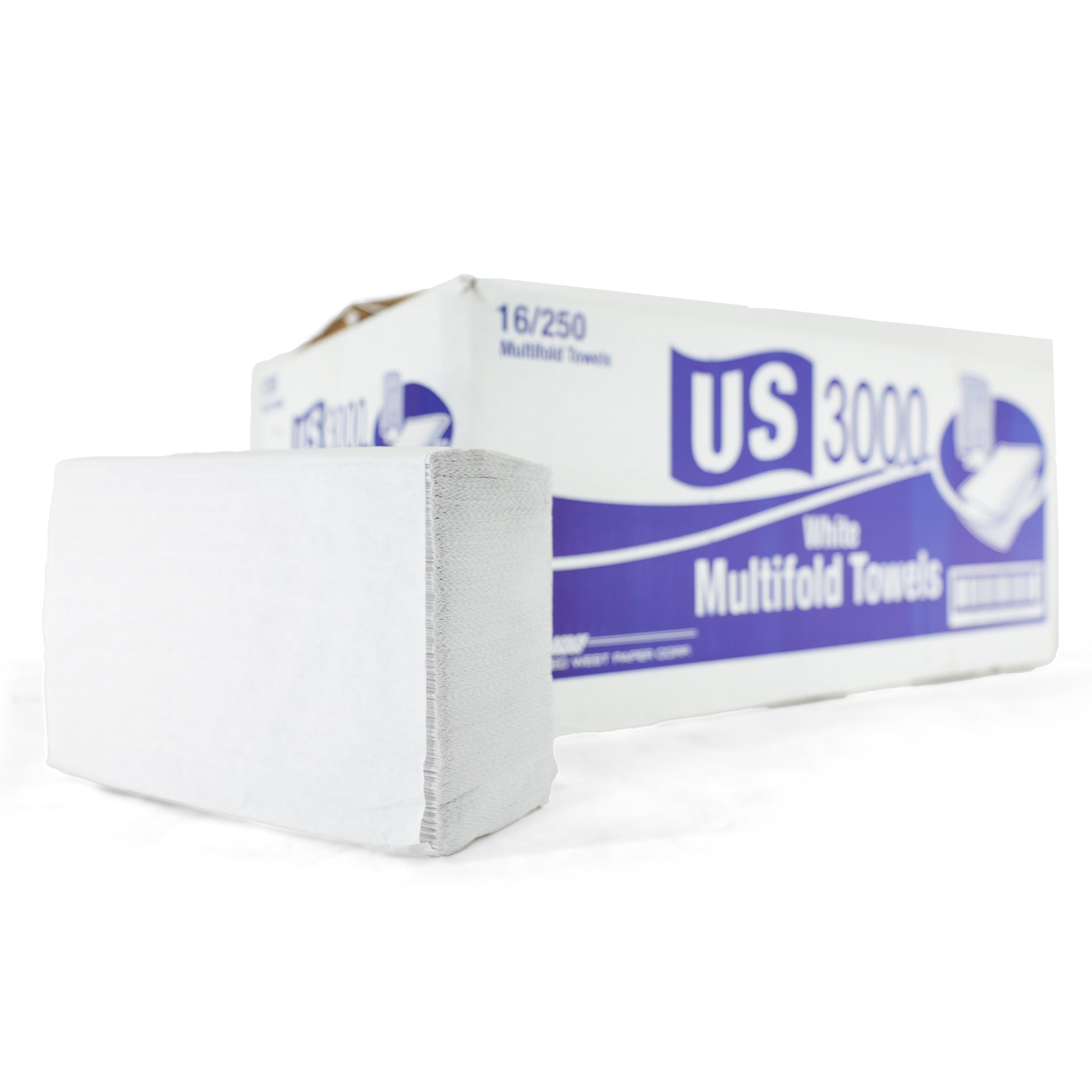 Premium White Multifold Hand Towels - 100% Recycled Paper (4000/Case) | Bulk Commercial Towels for Restaurants, Hotels, Offices & Home Use