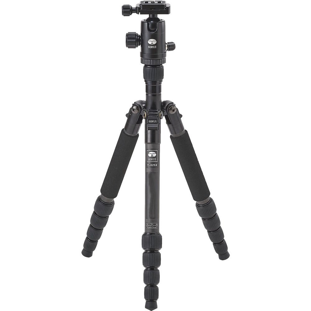 Sirui T-025x Carbon Fiber Tripod with C-10 Ball Head - Ultra Lightweight Travel Tripod for DSLR & Mirrorless Cameras - Perfect for Hiking, Vlogging & Outdoor Photography