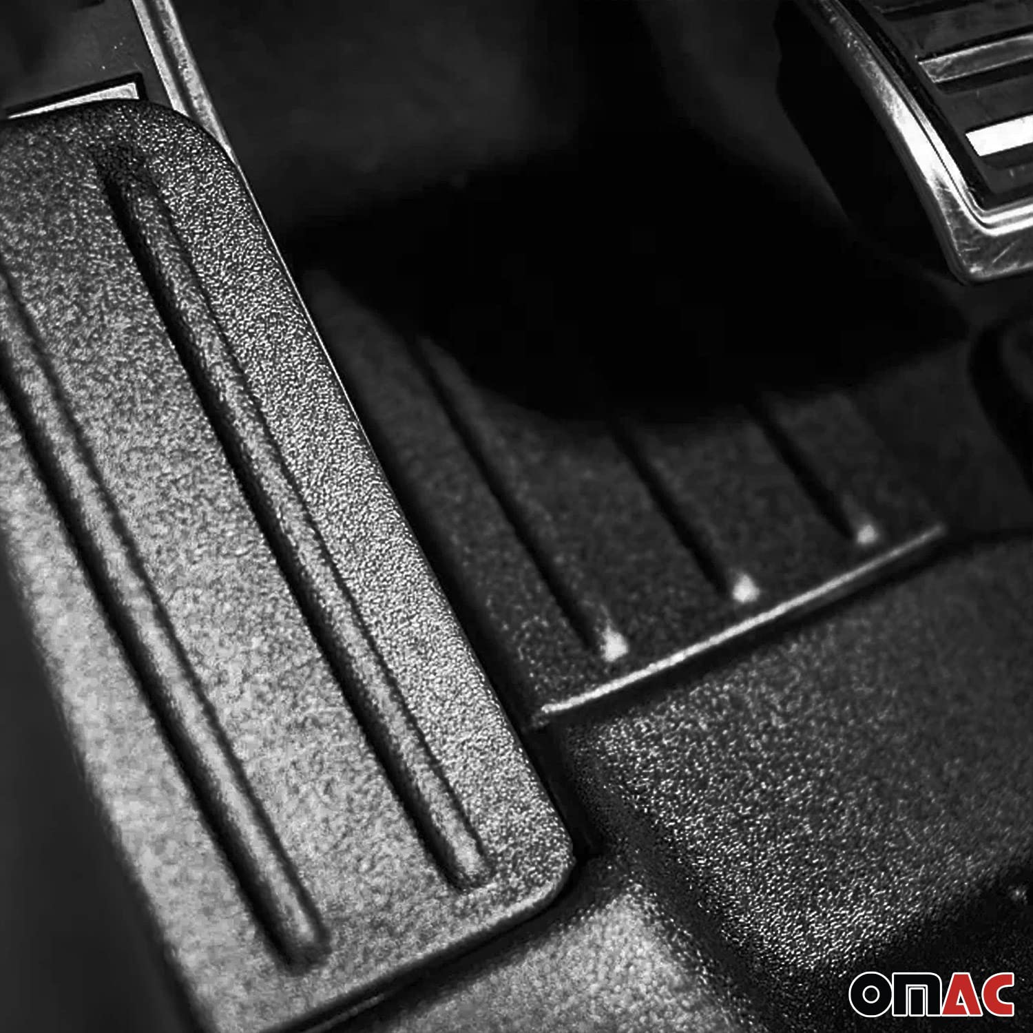 Premium All-Weather 3D Custom Fit Floor Mats for BMW X2 F39 (2018-2023) - Waterproof, Odorless TPE Rubber Car Mats with Non-Slip Design & Laser-Measured Fit - Perfect for Daily Commutes, Road Trips & Winter Protection (Black)