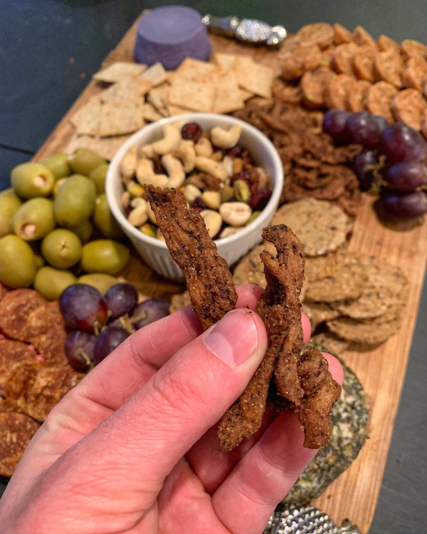 Plant Based Jerky Variety Pack - Vegan, Non-GMO, Gluten Free Snacks for Hiking & Travel