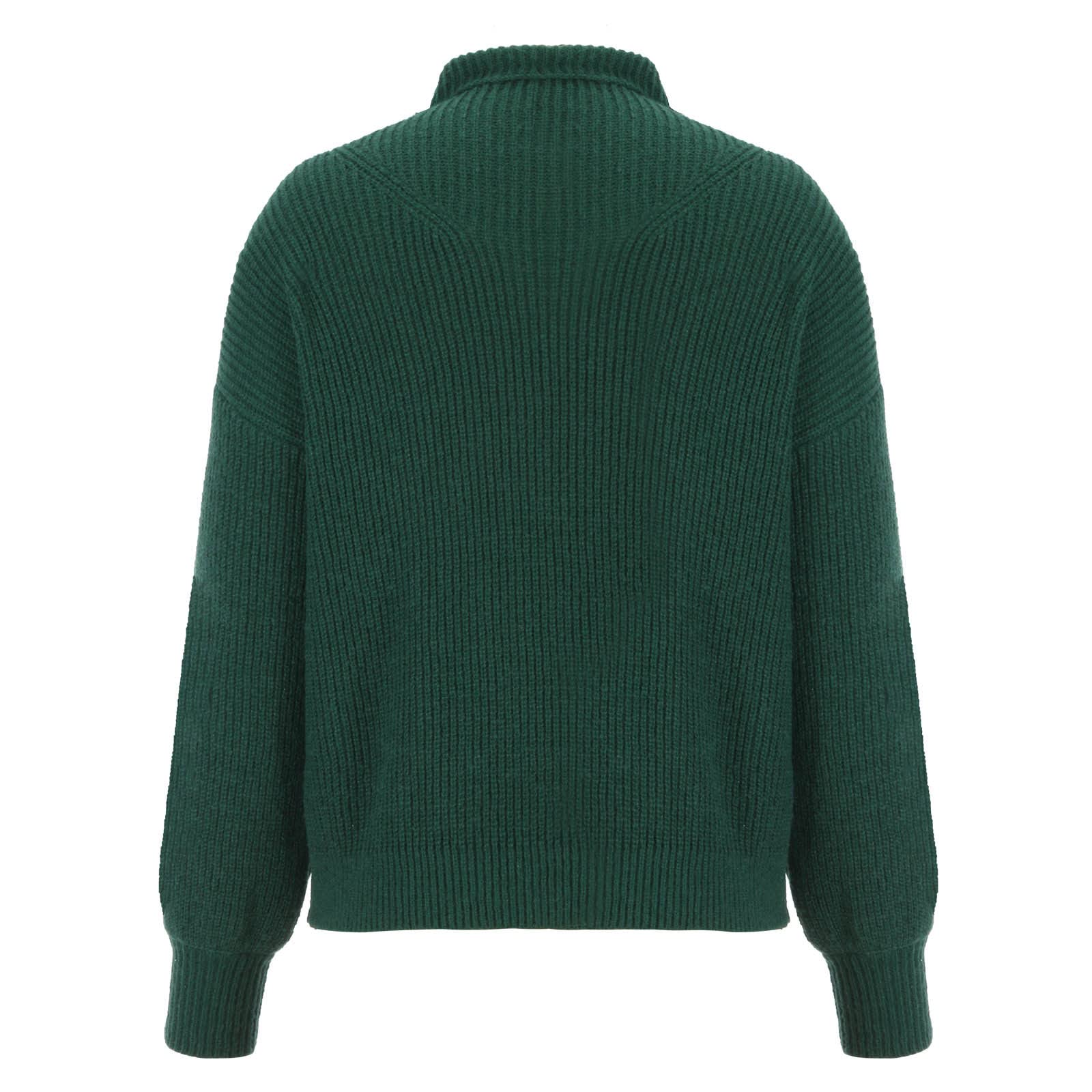 Trendy 2024 Women's Batwing Sleeve Knit Pullover - Loose Comfortable Turtleneck Sweater for Fall | Casual Office Wear & Cozy Winter Outfits